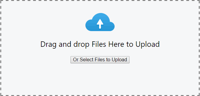 Asp.net drag drop upload control